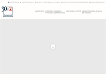 Tablet Screenshot of econsult.cl